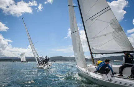 racing j70 boats competing